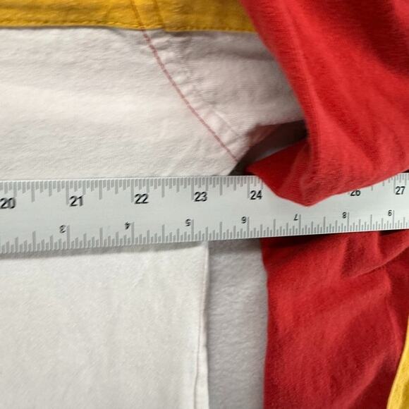 Vintage Kansas City Chiefs Rugby Shirt Men's XL Red White Embroidered Logo y2k - Picture 6 of 12